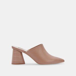 Leather Dolce Vita Tan Mule